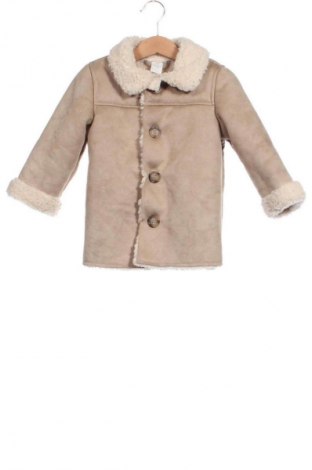 Kindermantel H&M, Größe 12-18m/ 80-86 cm, Farbe Beige, Preis 14,99 €