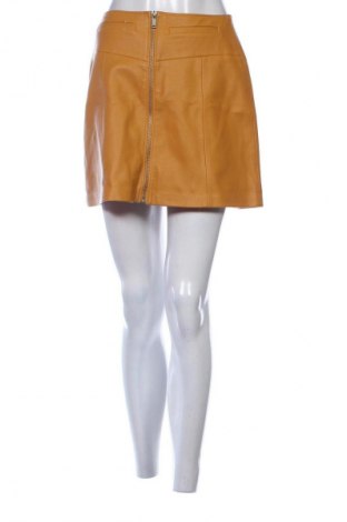 Kožená sukňa  Bershka, Veľkosť S, Farba Žltá, Cena  9,78 €