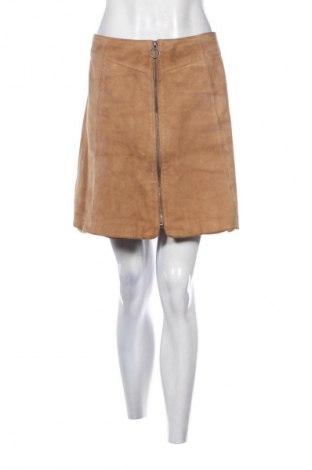 Bőrszoknya Selected Femme, Méret XL, Szín Bézs, Ár 8 678 Ft