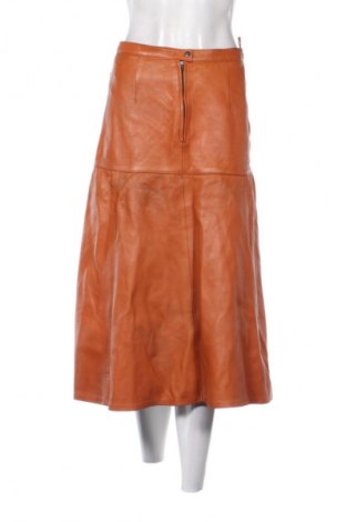 Кожена пола Unbranded, Размер S, Цвят Оранжев, Цена 20,45 €