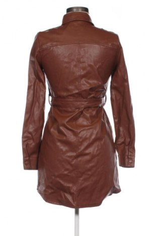 Kožené šaty  Amisu, Veľkosť S, Farba Hnedá, Cena  19,95 €