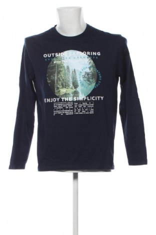 Ανδρική μπλούζα Tom Tailor, Μέγεθος L, Χρώμα Μπλέ, Τιμή 9,44 €