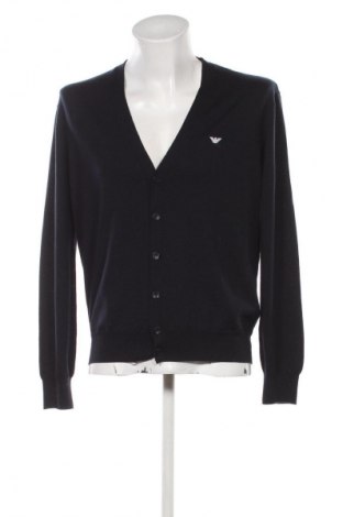 Pánsky kardigán Emporio Armani, Veľkosť L, Farba Modrá, Cena  64,95 €