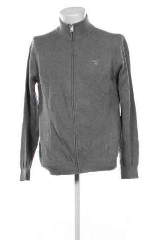 Herren Strickjacke Gant, Größe XL, Farbe Grau, Preis € 44,99