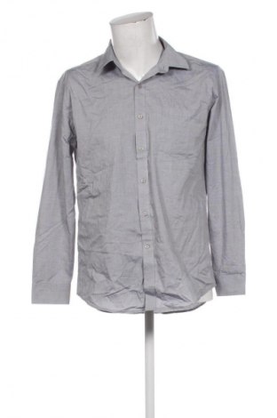 Ανδρικό πουκάμισο Alain Delon, Μέγεθος L, Χρώμα Γκρί, Τιμή 7,99 €