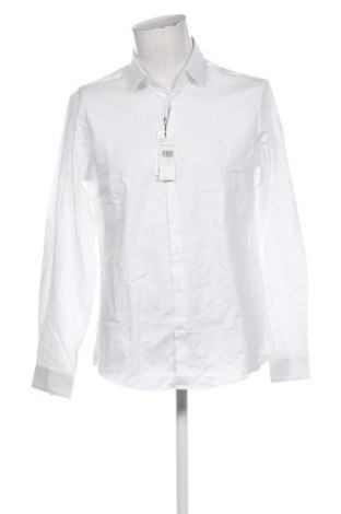 Cămașă de bărbați Calvin Klein, Mărime L, Culoare Alb, Preț 475,99 Lei