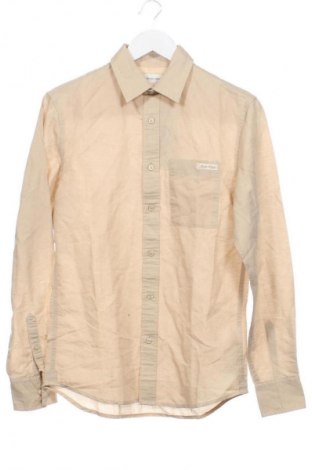 Cămașă de bărbați Calvin Klein Jeans, Mărime XS, Culoare Bej, Preț 529,99 Lei