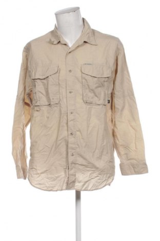 Ανδρικό πουκάμισο Columbia, Μέγεθος L, Χρώμα  Μπέζ, Τιμή 22,99 €