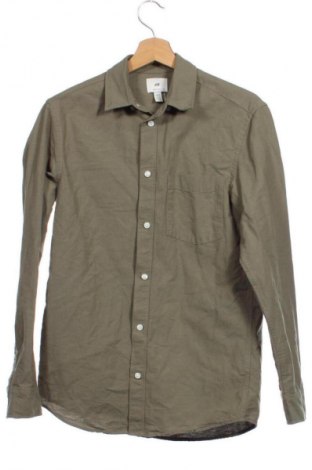 Ανδρικό πουκάμισο H&M, Μέγεθος XS, Χρώμα Πράσινο, Τιμή 9,98 €