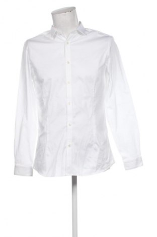 Herrenhemd Jack & Jones, Größe L, Farbe Weiß, Preis € 16,99