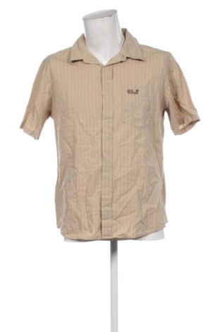 Ανδρικό πουκάμισο Jack Wolfskin, Μέγεθος M, Χρώμα  Μπέζ, Τιμή 19,99 €