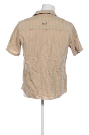 Ανδρικό πουκάμισο Jack Wolfskin, Μέγεθος M, Χρώμα  Μπέζ, Τιμή 19,99 €