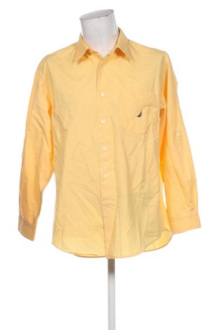 Herrenhemd Nautica, Größe L, Farbe Gelb, Preis € 27,99