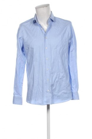 Ανδρικό πουκάμισο Olymp, Μέγεθος L, Χρώμα Μπλέ, Τιμή 26,99 €