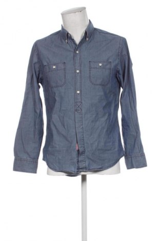 Ανδρικό πουκάμισο Tommy Hilfiger, Μέγεθος M, Χρώμα Μπλέ, Τιμή 38,00 €