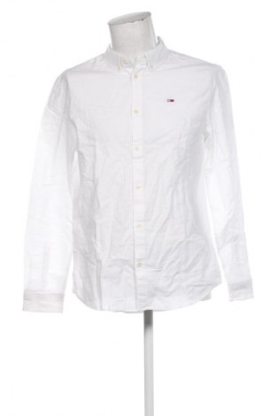 Herrenhemd Tommy Jeans, Größe L, Farbe Weiß, Preis € 55,99