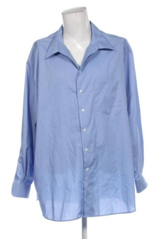 Ανδρικό πουκάμισο Walbusch, Μέγεθος 5XL, Χρώμα Μπλέ, Τιμή 28,18 €