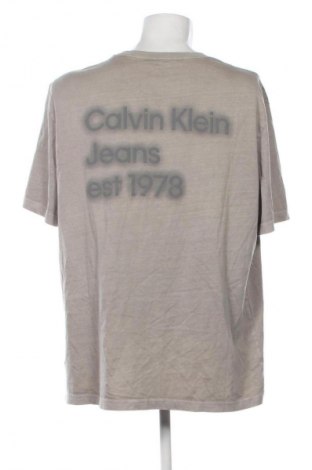 Tricou de bărbați Calvin Klein Jeans, Mărime XXL, Culoare Bej, Preț 265,99 Lei