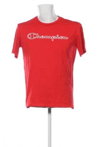 Męski T-shirt Champion, Rozmiar L, Kolor Czerwony, Cena 48,99 zł