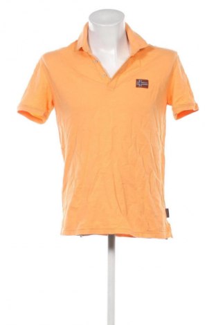 Herren T-Shirt Napapijri, Größe M, Farbe Orange, Preis € 32,99