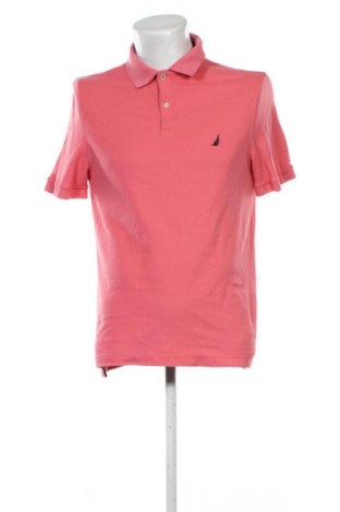 Ανδρικό t-shirt Nautica, Μέγεθος L, Χρώμα Ρόζ , Τιμή 19,72 €