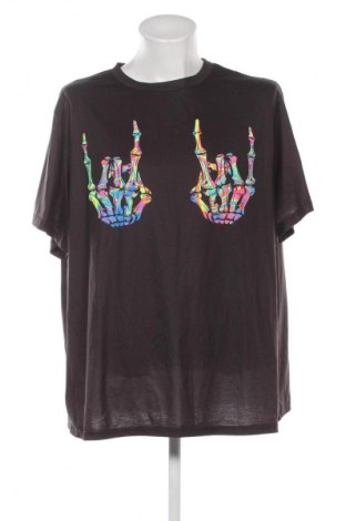 Ανδρικό t-shirt SHEIN, Μέγεθος 4XL, Χρώμα Γκρί, Τιμή 9,78 €