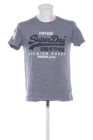 Ανδρικό t-shirt Superdry, Μέγεθος L, Χρώμα Μπλέ, Τιμή 14,99 €