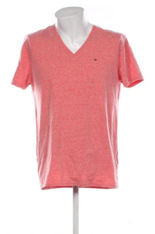 Męski T-shirt Tommy Jeans, Rozmiar XL, Kolor Czerwony, Cena 110,99 zł