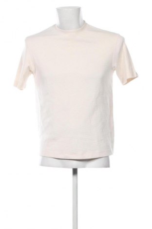 Ανδρικό t-shirt Zara, Μέγεθος S, Χρώμα Εκρού, Τιμή 9,99 €