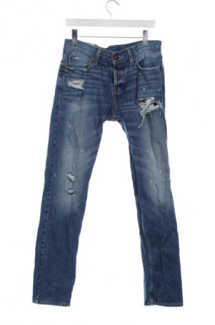 Męskie jeansy Hollister, Rozmiar M, Kolor Niebieski, Cena 118,99 zł
