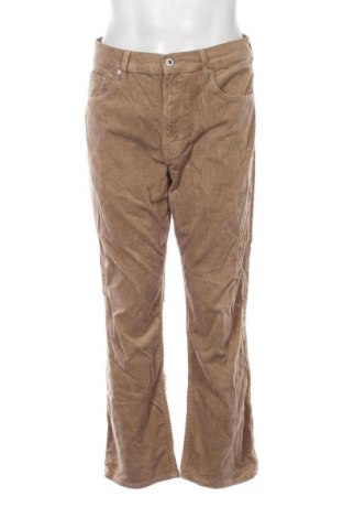 Pantaloni raiați de bărbați C&A, Mărime XL, Culoare Bej, Preț 54,99 Lei