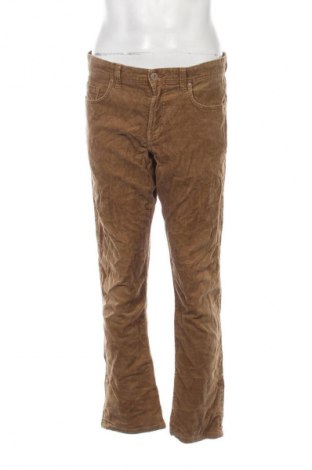 Pantaloni raiați de bărbați Canda, Mărime L, Culoare Maro, Preț 46,99 Lei