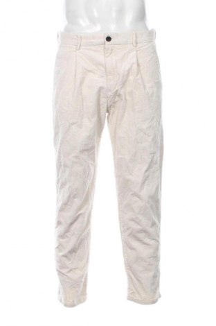 Męskie sztruksy H&M, Rozmiar L, Kolor Biały, Cena 42,99 zł