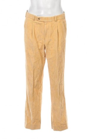 Pantaloni raiați de bărbați Hiltl, Mărime L, Culoare Galben, Preț 54,99 Lei