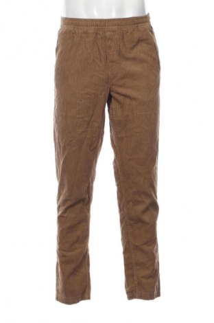 Pantaloni raiați de bărbați Up 2 Fashion, Mărime M, Culoare Maro, Preț 87,99 Lei