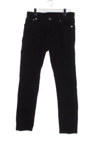 Pantaloni raiați de bărbați Weekday, Mărime S, Culoare Negru, Preț 57,99 Lei