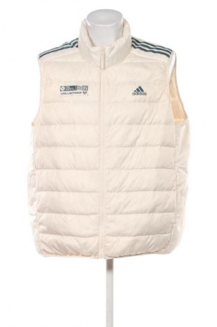Ανδρικό γιλέκο Adidas, Μέγεθος XXL, Χρώμα Εκρού, Τιμή 46,99 €