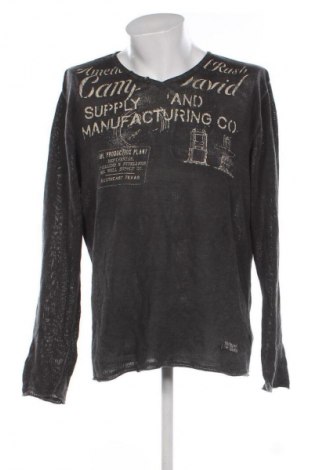 Ανδρικό πουλόβερ Camp David, Μέγεθος XL, Χρώμα Γκρί, Τιμή 22,99 €