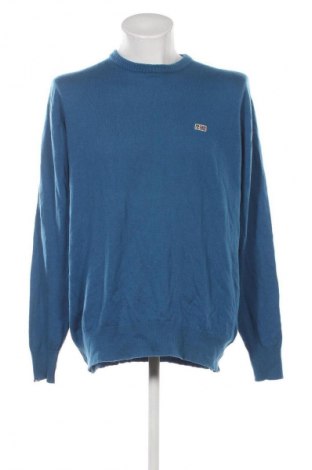 Ανδρικό πουλόβερ Napapijri, Μέγεθος 3XL, Χρώμα Μπλέ, Τιμή 75,29 €