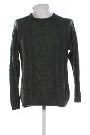 Ανδρικό πουλόβερ Pier One, Μέγεθος L, Χρώμα Πράσινο, Τιμή 17,99 €