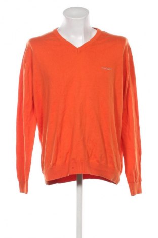 Ανδρικό πουλόβερ Pierre Cardin, Μέγεθος 3XL, Χρώμα Πορτοκαλί, Τιμή 46,52 €