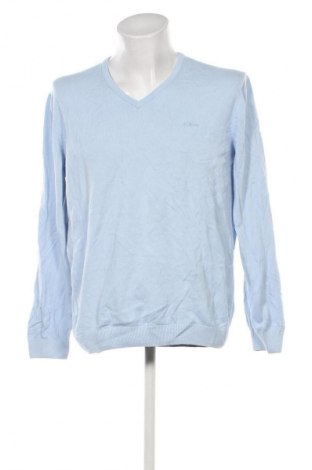 Ανδρικό πουλόβερ S.Oliver, Μέγεθος XL, Χρώμα Μπλέ, Τιμή 12,99 €