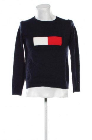 Męski sweter Tommy Hilfiger, Rozmiar S, Kolor Niebieski, Cena 243,99 zł