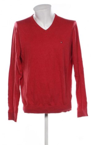 Męski sweter Tommy Hilfiger, Rozmiar L, Kolor Czerwony, Cena 208,99 zł