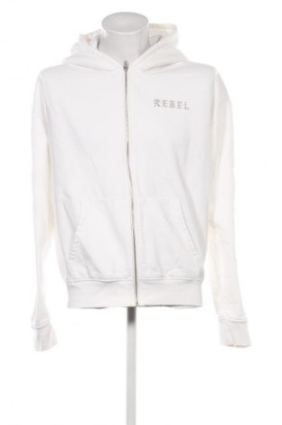Hanorac de bărbați Rebel, Mărime M, Culoare Alb, Preț 104,00 Lei