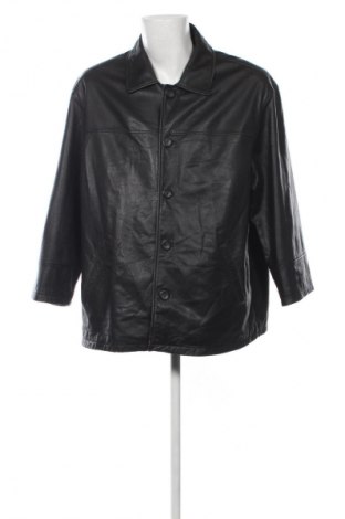 Geacă de piele pentru bărbati Angelo Litrico, Mărime XL, Culoare Negru, Preț 303,99 Lei