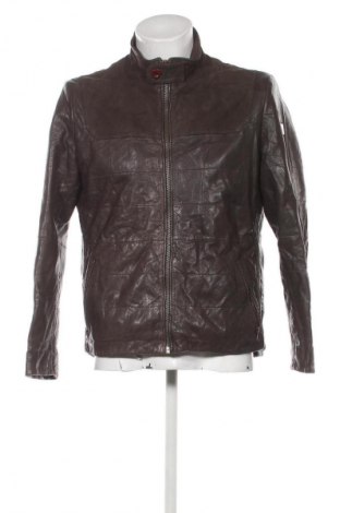 Ανδρικό δερμάτινο μπουφάν BOSS, Μέγεθος M, Χρώμα Καφέ, Τιμή 239,99 €
