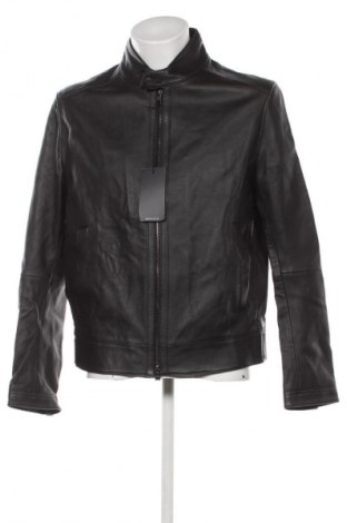 Pánská kožená bunda  BOSS, Velikost L, Barva Černá, Cena  13 599,00 Kč