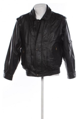 Férfi bőrdzseki Berto Lucci, Méret M, Szín Fekete, Ár 31 549 Ft