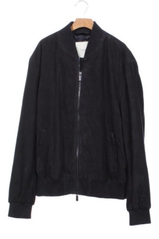 Férfi bőrdzseki Calvin Klein, Méret XS, Szín Kék, Ár 219 919 Ft